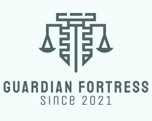 Green Fortress Law Firm logo design