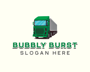 Logistics Trailer Truck Logo