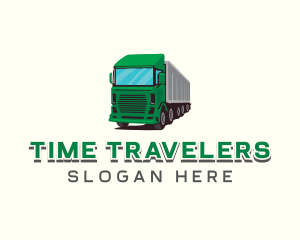 Logistics Trailer Truck Logo