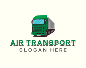 Logistics Trailer Truck logo design