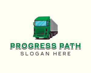 Logistics Trailer Truck logo design