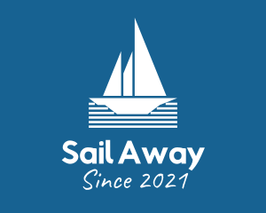 Ocean Sail Ship logo design