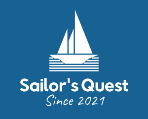 Ocean Sail Ship logo design