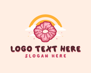 Hair Scrunchy Accessory  logo