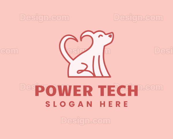 Dog Heart Love Logo