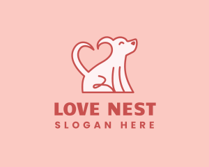 Dog Heart Love logo design