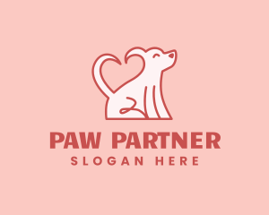 Dog Heart Love logo design