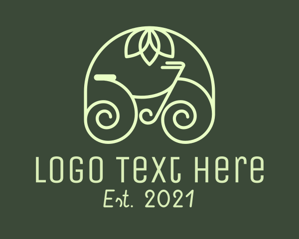 Pedaling logo example 1