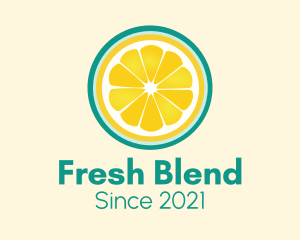 Fresh Squeeze Lemon Slice logo design