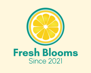 Fresh Squeeze Lemon Slice logo design