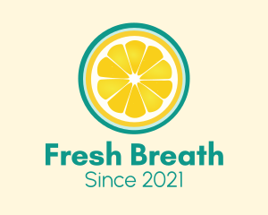 Fresh Squeeze Lemon Slice logo design