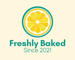 Fresh Squeeze Lemon Slice logo design