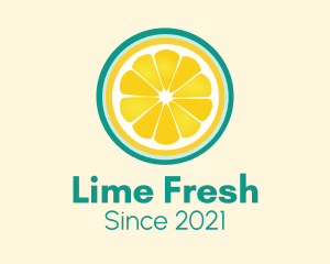 Fresh Squeeze Lemon Slice logo design