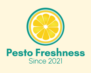 Fresh Squeeze Lemon Slice logo design