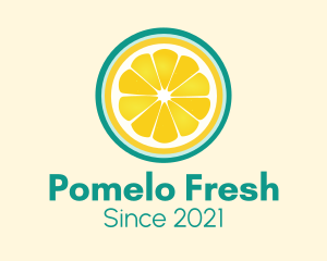 Fresh Squeeze Lemon Slice logo design