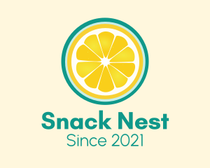 Fresh Squeeze Lemon Slice logo design