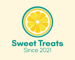 Fresh Squeeze Lemon Slice logo design