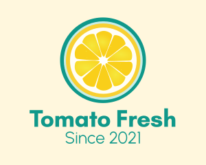 Fresh Squeeze Lemon Slice logo design