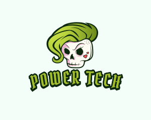 Punk Skull Rocker  logo