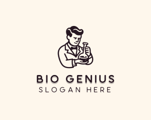 Science Laboratory Chemist logo design