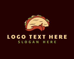 Retro Taco Snack  logo