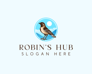 Michigan Robin Bird logo