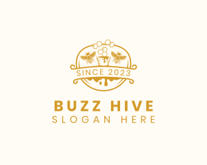 Beehive Honey Bee logo