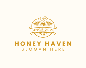 Beehive Honey Bee logo