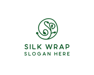 Green Organic Plant logo design