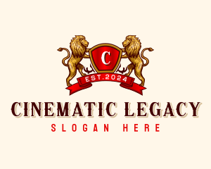 Lion Crest Shield logo