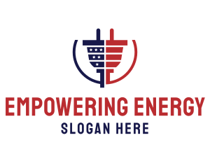 American Electric Plug logo design