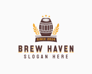 Beer Barrel Brewery logo design