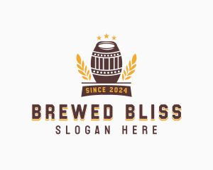 Beer Barrel Brewery logo design