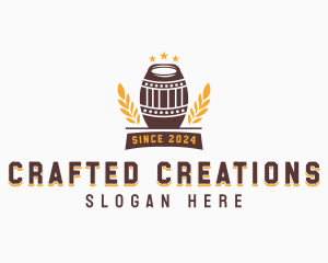 Beer Barrel Brewery logo design