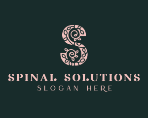 Natural Leaf Letter S  logo design