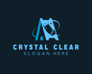 Clean House Squeegee logo design