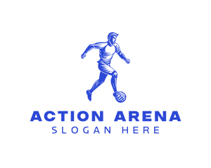 Soccer Sports Player logo