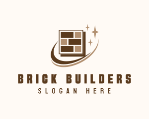 Brick Wall Construction logo design