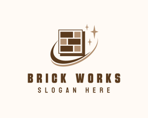 Brick Wall Construction logo design