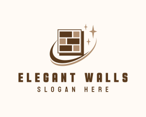 Brick Wall Construction logo design