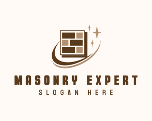 Brick Wall Construction logo design