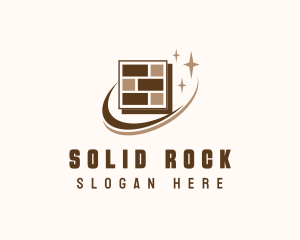 Brick Wall Construction logo design