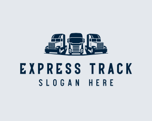 Blue Fleet Trucking logo design