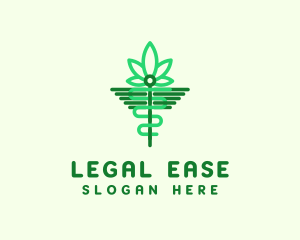 Hemp Medical Leaf Logo