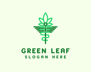 Hemp Medical Leaf logo