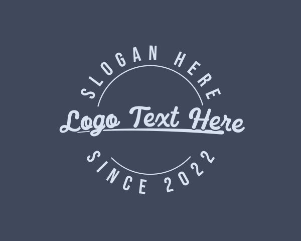 Typography logo example 2