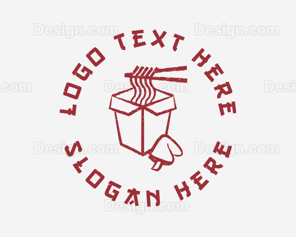 Ramen Takeout Noodles Logo