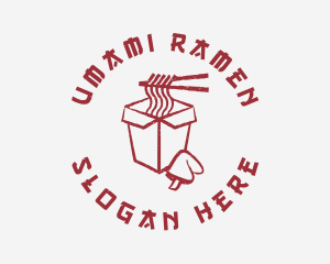 Ramen Takeout Noodles  logo design