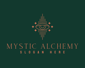 Mystical Astrology Eye logo design