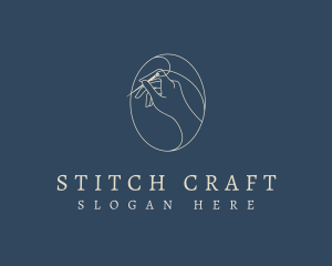 Elegant Tailor Hand logo